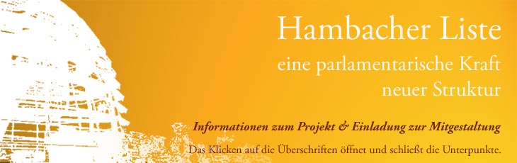 Hambacher Liste, ein Weg in die Direkte Demokratie