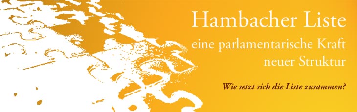 Hambacher Liste, ein neuer Weg in die Direkte Demokratie