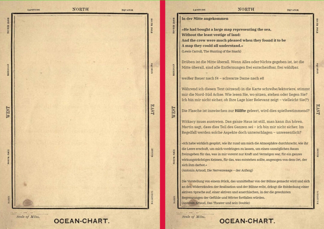 The Hunting of the Snark – die Karte